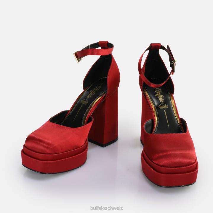 Buffalo May Dorsay Sandale vegan 846Z854 Rot|Sandalen
