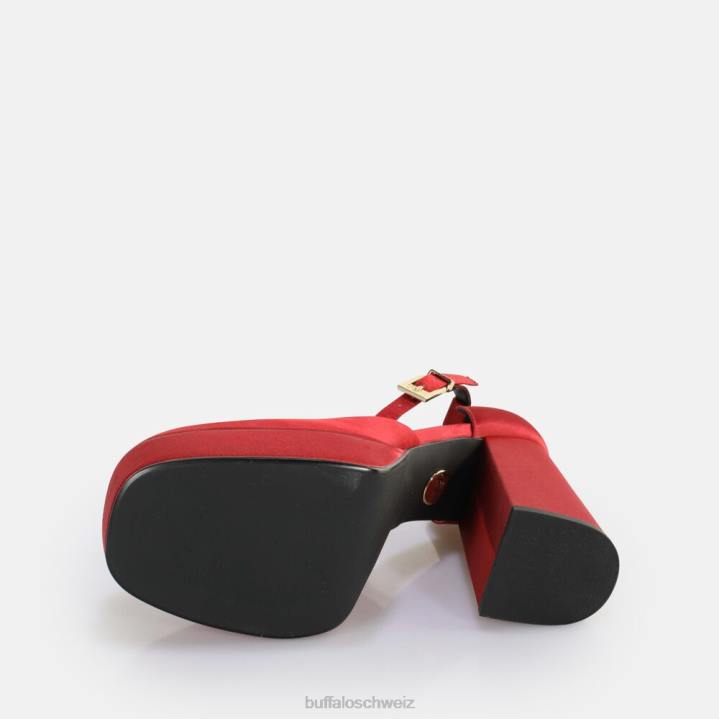 Buffalo May Dorsay Sandale vegan 846Z854 Rot|Sandalen