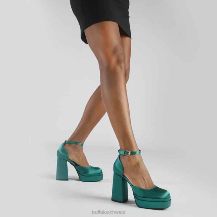 Buffalo May Dorsay Sandale vegan 846Z855 Flasche|Sandalen