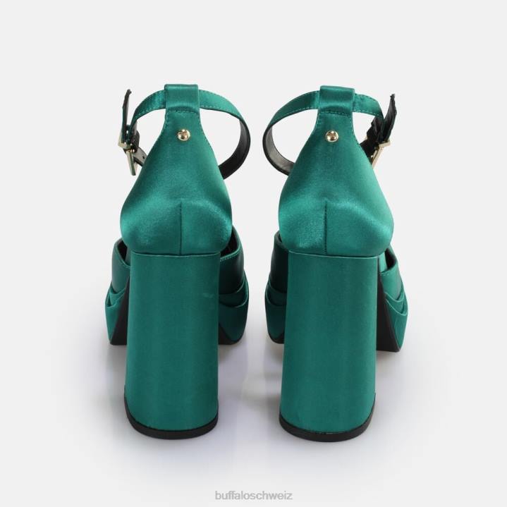 Buffalo May Dorsay Sandale vegan 846Z855 Flasche|Sandalen