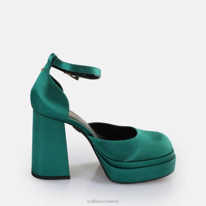 Buffalo May Dorsay Sandale vegan 846Z855 Flasche|Sandalen