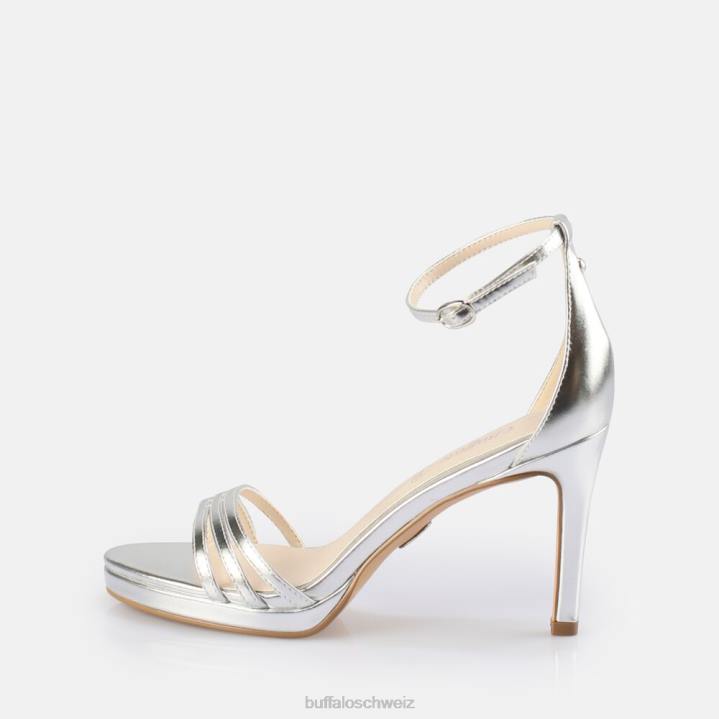 Buffalo Melissa 2 Sandale vegan 846Z214 Silber|Sandalen