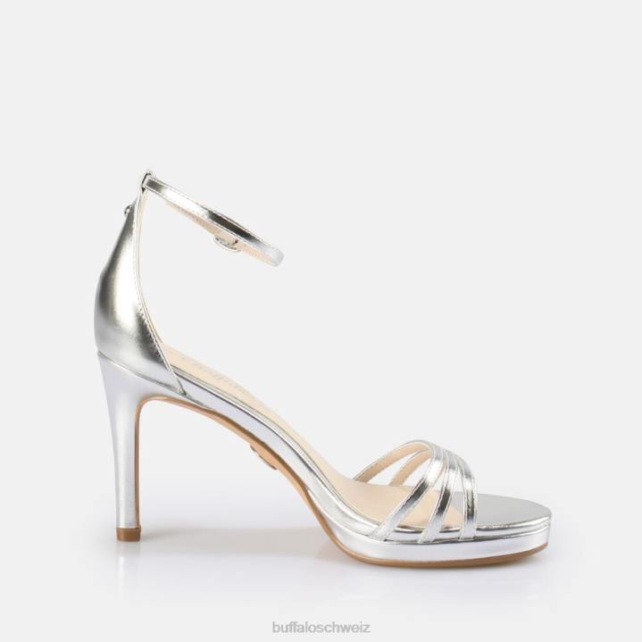 Buffalo Melissa 2 Sandale vegan 846Z214 Silber|Sandalen