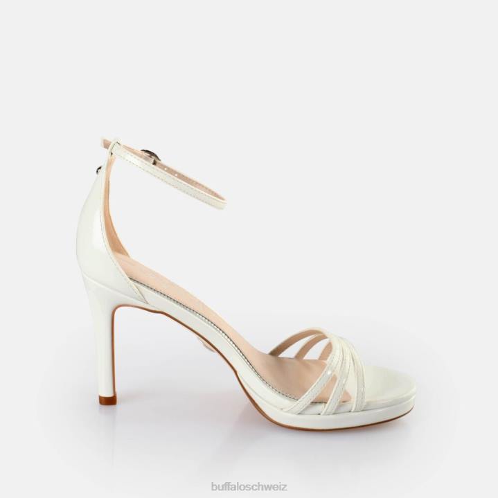 Buffalo Melissa 2 Sandaletten vegan 846Z217 Weiss|Sandalen