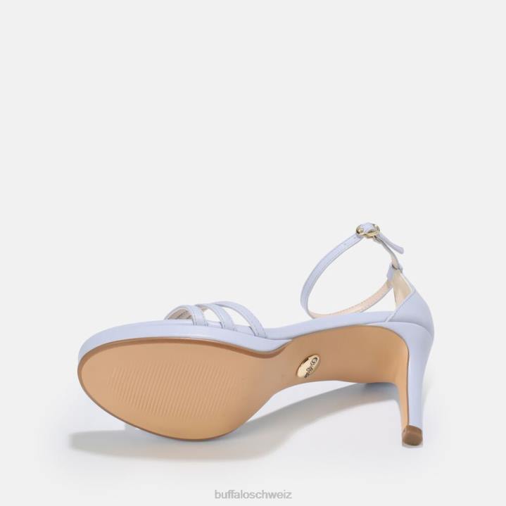 Buffalo Melissa High Heel Sandale vegan 846Z828 hellblau|Sandalen