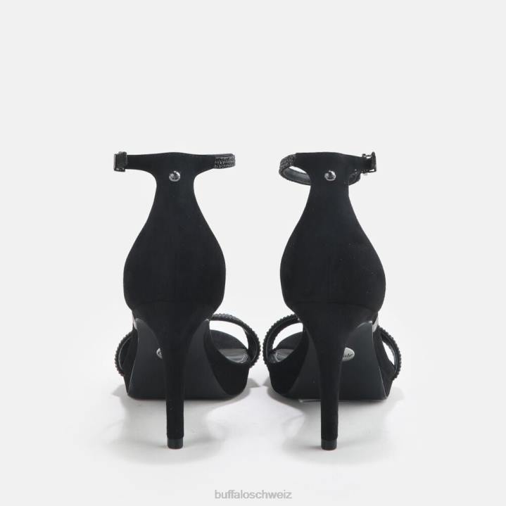 Buffalo Monroe 2 Sandale vegan 846Z223 Schwarz|Sandalen