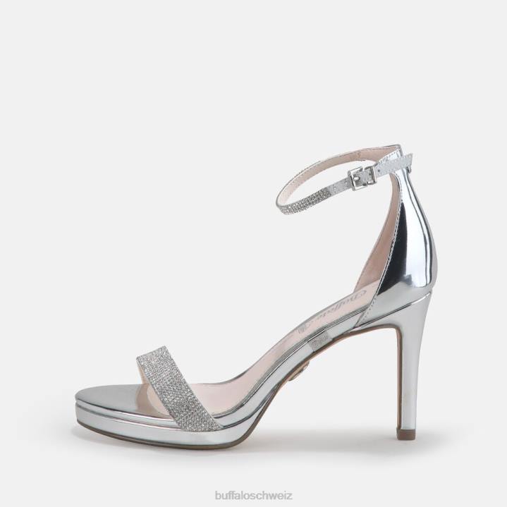 Buffalo Monroe 2 Sandale vegan 846Z224 Silber|Sandalen