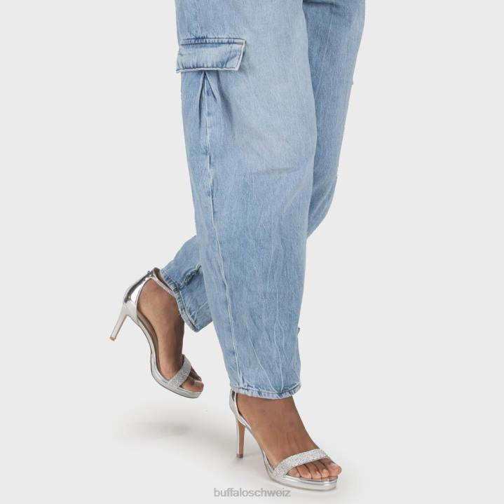 Buffalo Monroe 2 Sandale vegan 846Z224 Silber|Sandalen