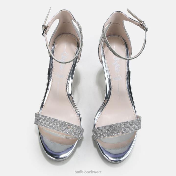 Buffalo Monroe 2 Sandale vegan 846Z224 Silber|Sandalen