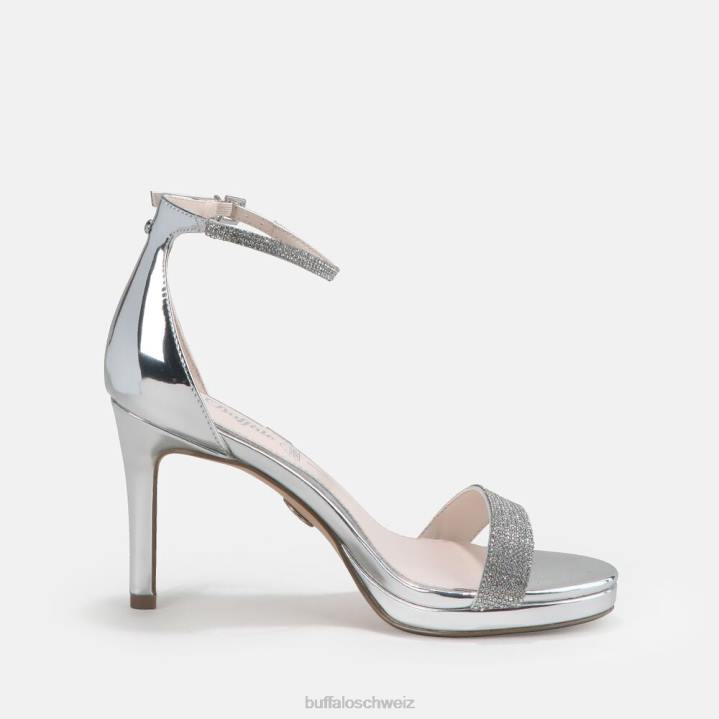 Buffalo Monroe 2 Sandale vegan 846Z224 Silber|Sandalen