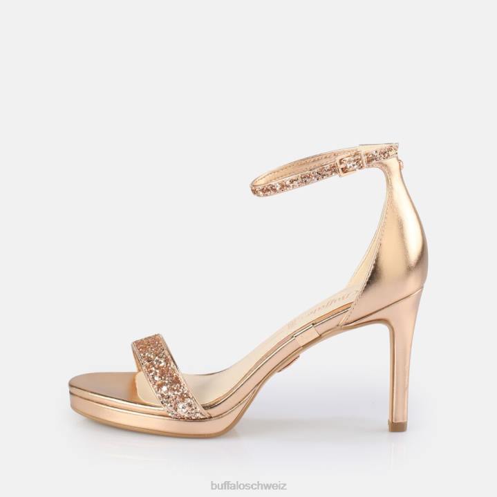 Buffalo Monroe 2 Sandale vegan 846Z227 Kupfer|Sandalen
