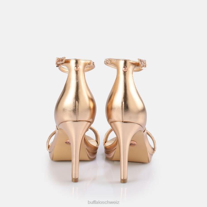 Buffalo Monroe 2 Sandale vegan 846Z227 Kupfer|Sandalen