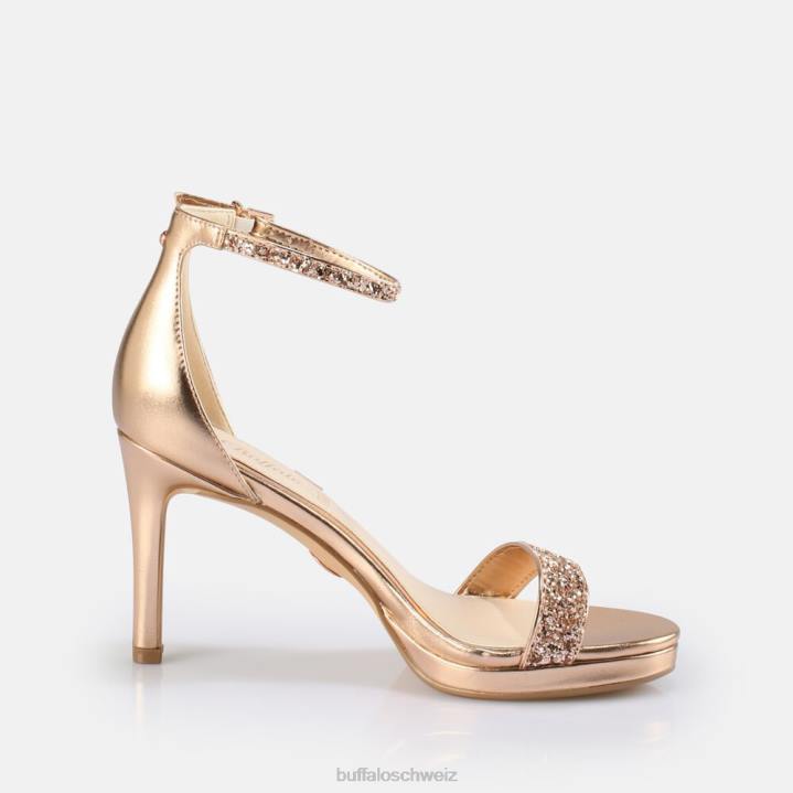 Buffalo Monroe 2 Sandale vegan 846Z227 Kupfer|Sandalen