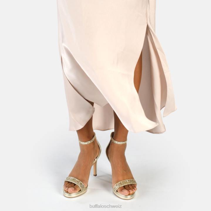 Buffalo Monroe 2 Sandale vegan 846Z228 Gold|Sandalen