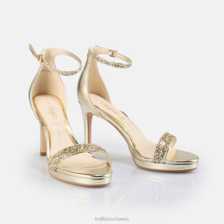 Buffalo Monroe 2 Sandale vegan 846Z228 Gold|Sandalen