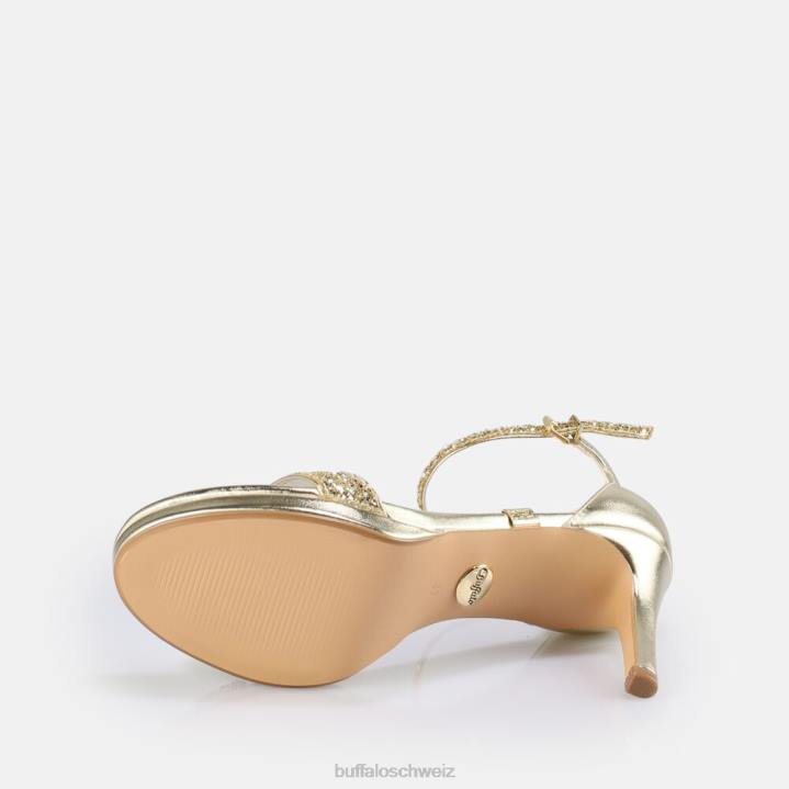 Buffalo Monroe 2 Sandale vegan 846Z228 Gold|Sandalen