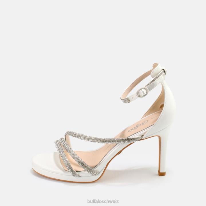 Buffalo Noemi-Sandale 846Z834 Weiss|Sandalen