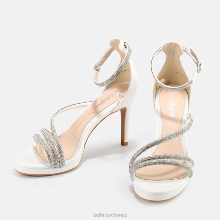 Buffalo Noemi-Sandale 846Z834 Weiss|Sandalen
