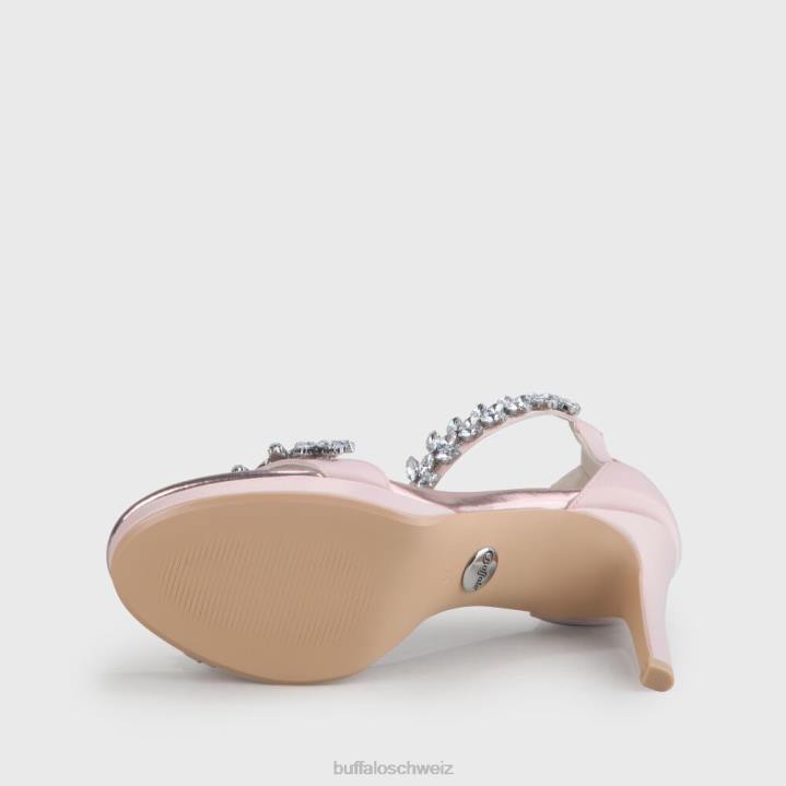 Buffalo Pia-Sandale mit Knöchelriemen 846Z779 Rosa|Sandalen