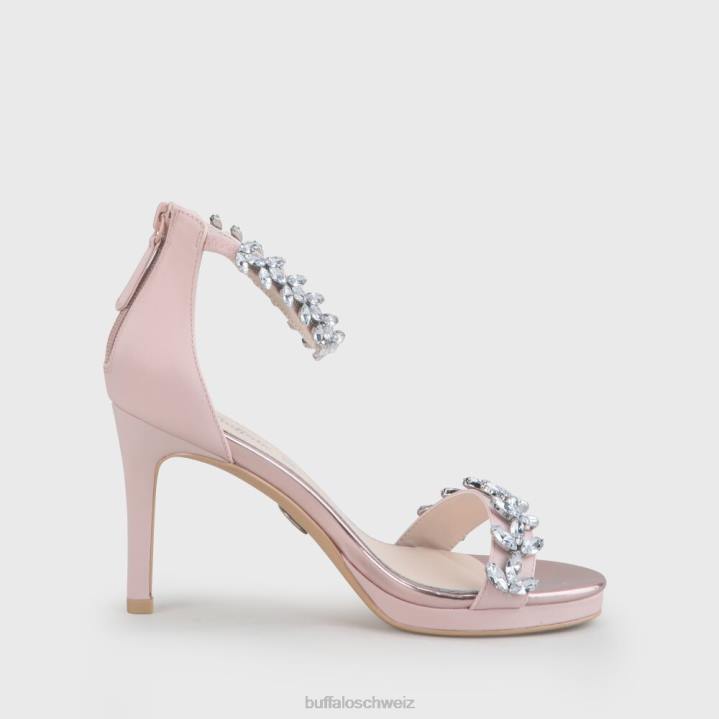 Buffalo Pia-Sandale mit Knöchelriemen 846Z779 Rosa|Sandalen