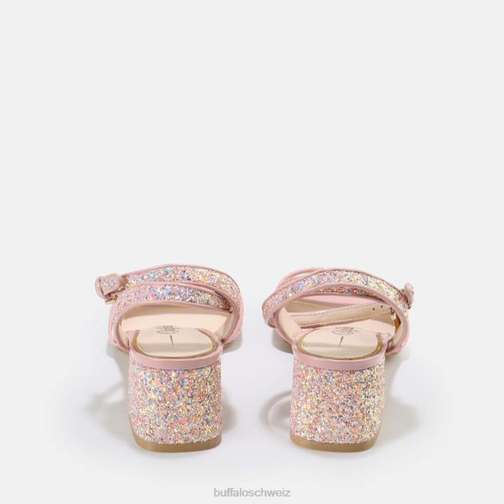Buffalo Rainelle Knöchelriemensandalen vegan 846Z530 Rosa|Sandalen