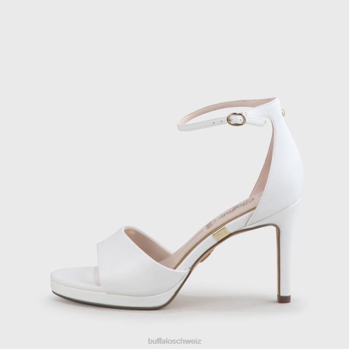 Buffalo Ronja Sandale mit Absatz 846Z169 Weiss|Sandalen