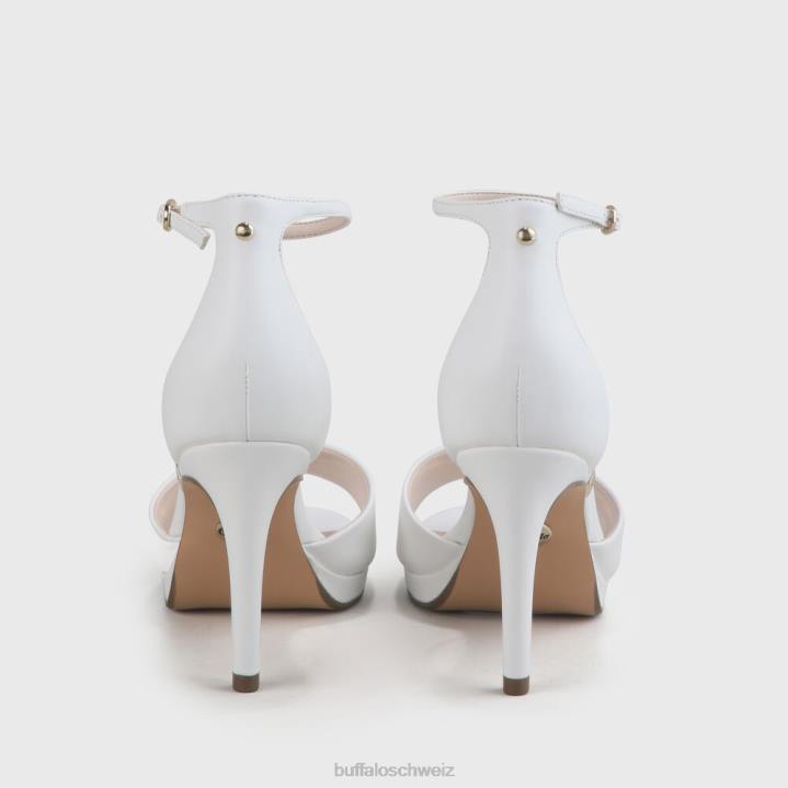 Buffalo Ronja Sandale mit Absatz 846Z169 Weiss|Sandalen