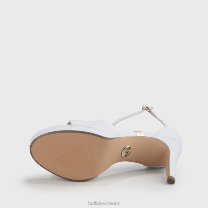Buffalo Ronja Sandale mit Absatz 846Z169 Weiss|Sandalen