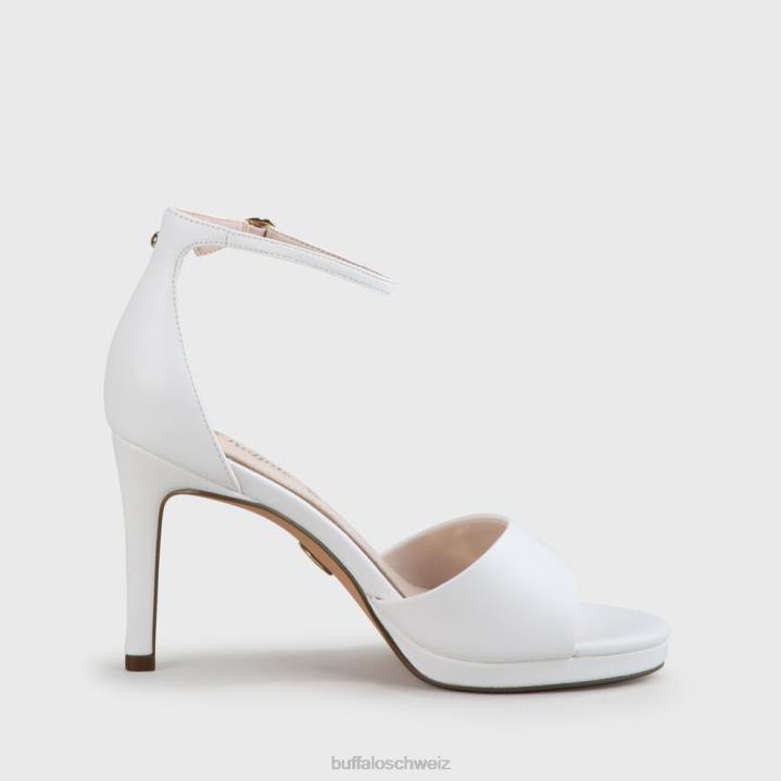 Buffalo Ronja Sandale mit Absatz 846Z169 Weiss|Sandalen