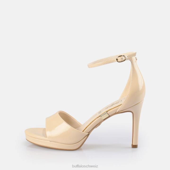 Buffalo Ronja Sandalette vegan 846Z172 Beige|Sandalen