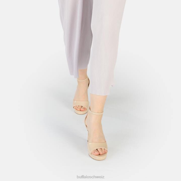 Buffalo Ronja Sandalette vegan 846Z172 Beige|Sandalen