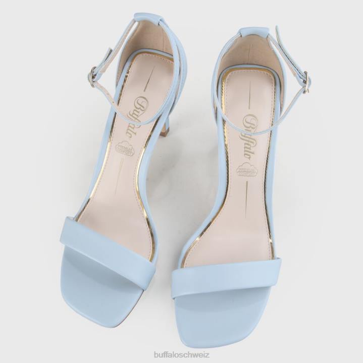 Buffalo Rosabella vegane Sandaletten 846Z906 hellblau|Sandalen