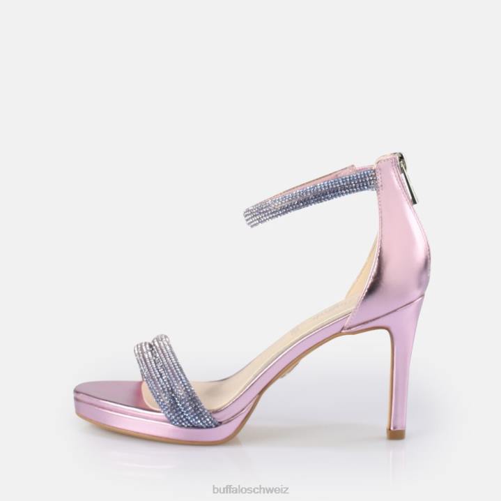 Buffalo Selma Sandale mit Absatz, vegan 846Z736 lila|Sandalen