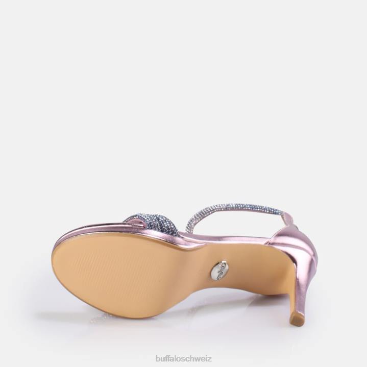 Buffalo Selma Sandale mit Absatz, vegan 846Z736 lila|Sandalen