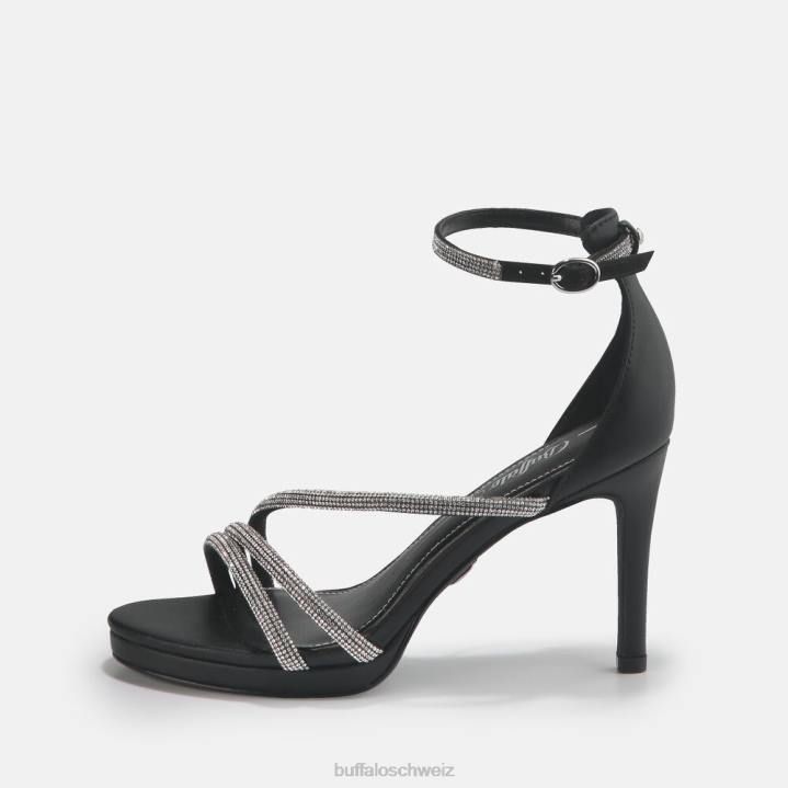 Buffalo Serena Shine Sandale vegan 846Z625 Schwarz|Sandalen