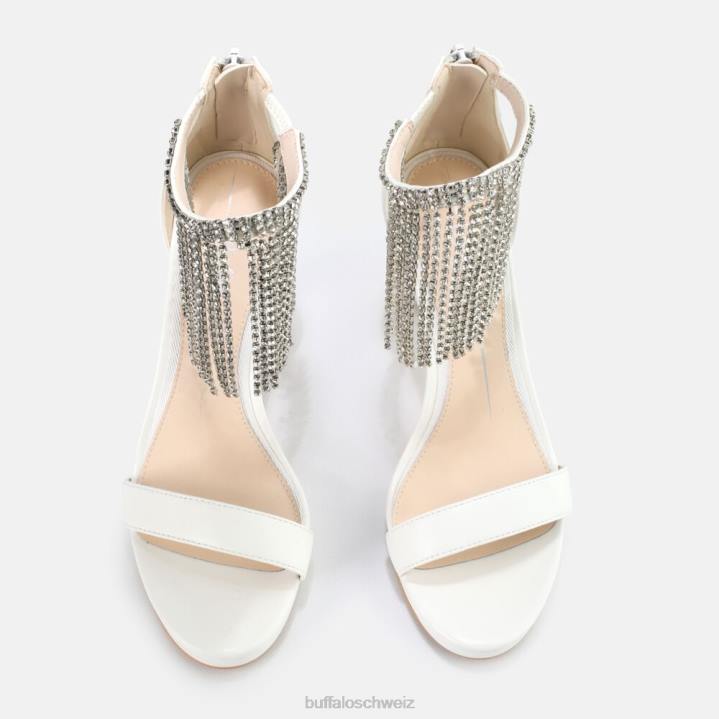 Buffalo Thalia-Sandale 846Z514 Weiss|Sandalen