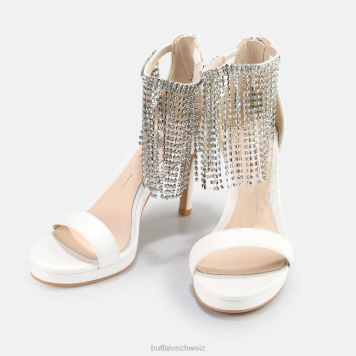 Buffalo Thalia-Sandale 846Z514 Weiss|Sandalen