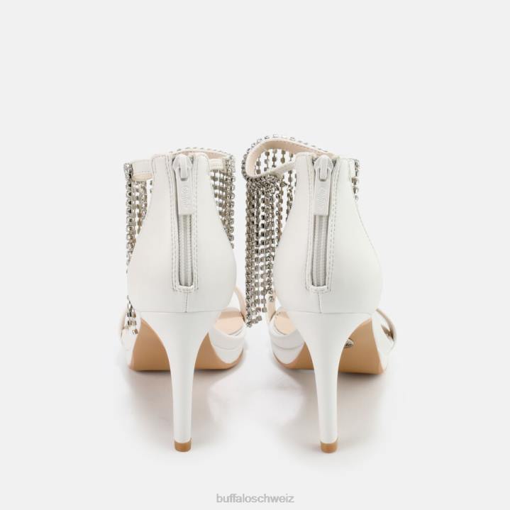 Buffalo Thalia-Sandale 846Z514 Weiss|Sandalen