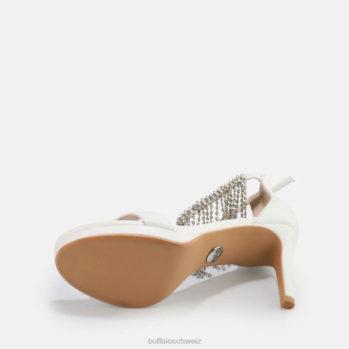Buffalo Thalia-Sandale 846Z514 Weiss|Sandalen