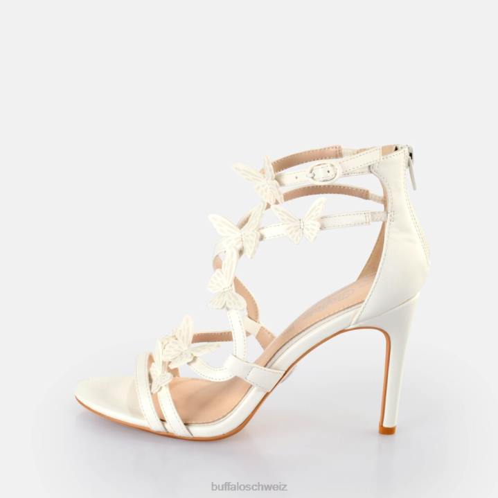 Buffalo Yana Sandale 846Z354 Elfenbein|Sandalen
