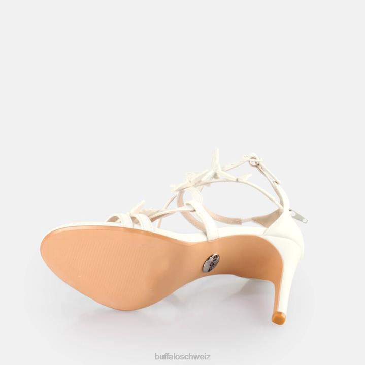 Buffalo Yana Sandale 846Z354 Elfenbein|Sandalen