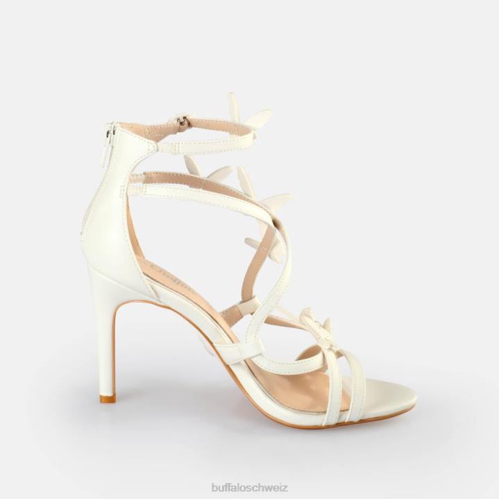 Buffalo Yana Sandale 846Z354 Elfenbein|Sandalen