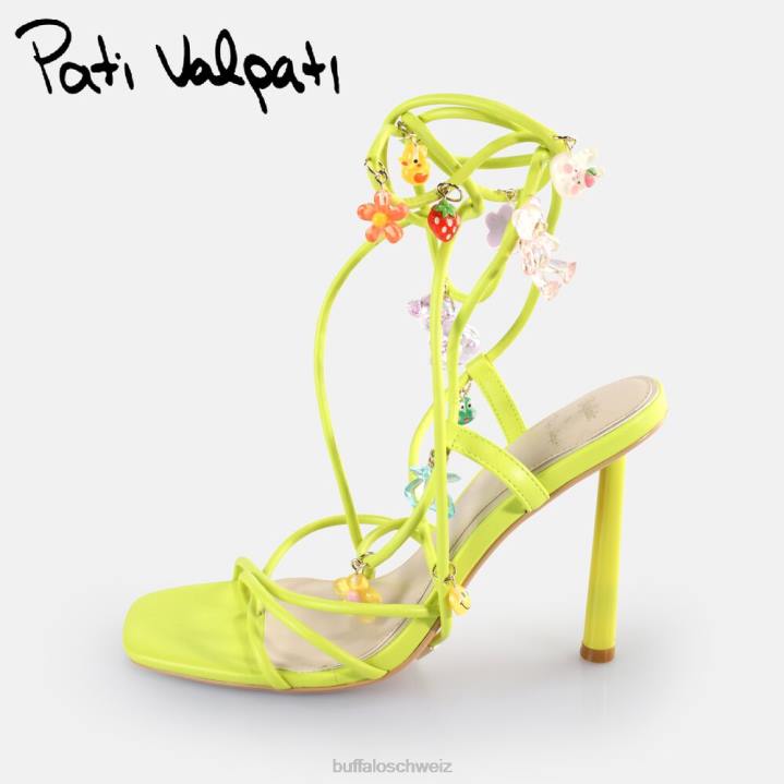 Buffalo x pati valpati der hohe 846Z272 Kalk|Sandalen