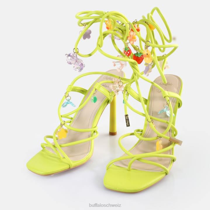 Buffalo x pati valpati der hohe 846Z272 Kalk|Sandalen