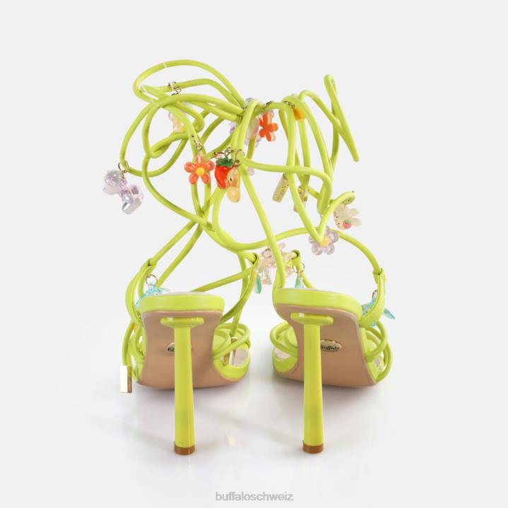 Buffalo x pati valpati der hohe 846Z272 Kalk|Sandalen