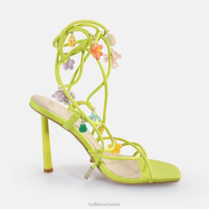 Buffalo x pati valpati der hohe 846Z272 Kalk|Sandalen