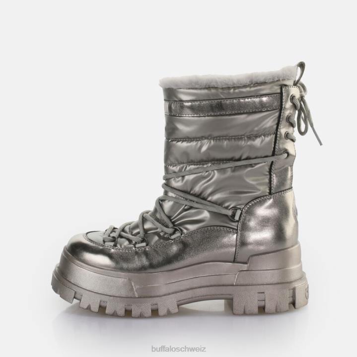 Buffalo Aspha Blizzard Warmstiefel vegan 846Z475 Silber-Grau|Stiefel