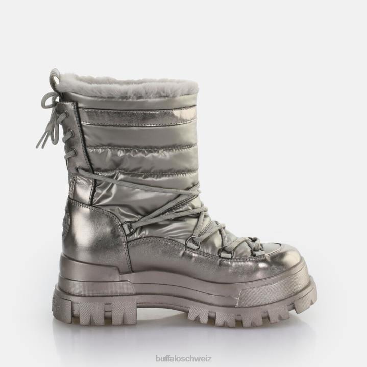 Buffalo Aspha Blizzard Warmstiefel vegan 846Z475 Silber-Grau|Stiefel