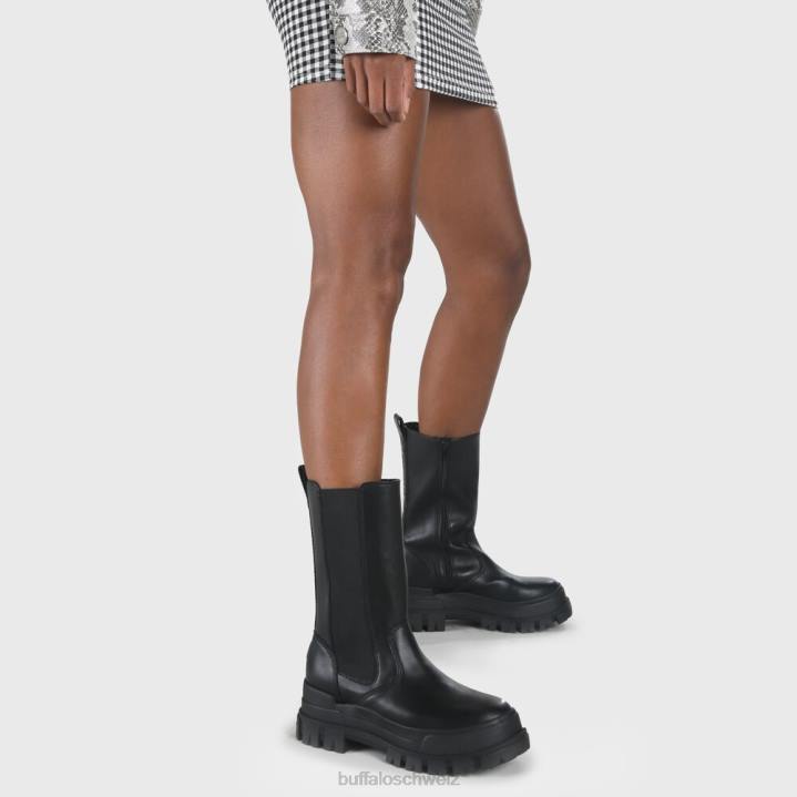 Buffalo Aspha CLF Chelsea Boot vegan 846Z342 Schwarz|Stiefel
