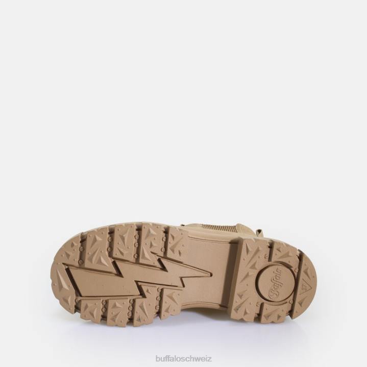 Buffalo Aspha Chelsea Mid veganes Nubukfell 846Z580 braun|Stiefel